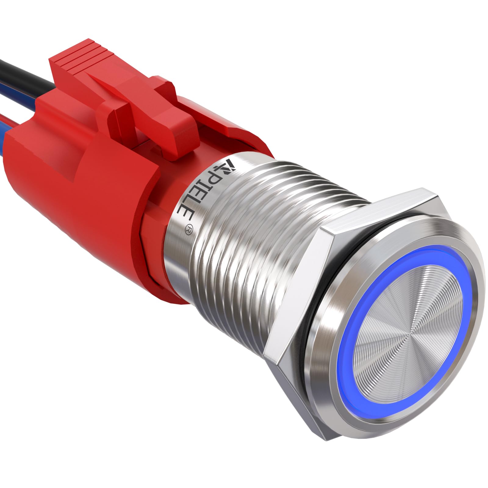 Amazon.com: APIELE 10 Amp 16mm Latching Push Button Switch 12V
